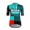 Bora-Hansgrohe Fahrradbekleidung Radtrikot Kurzarm + Trägershorts 2022 N001